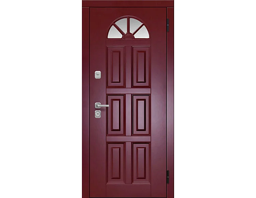 Входная дверь Стокгольм Эмаль красная